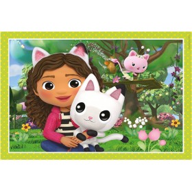Puzzle 4-En-1 Gabby et La Maison Magique - Clementoni 21524