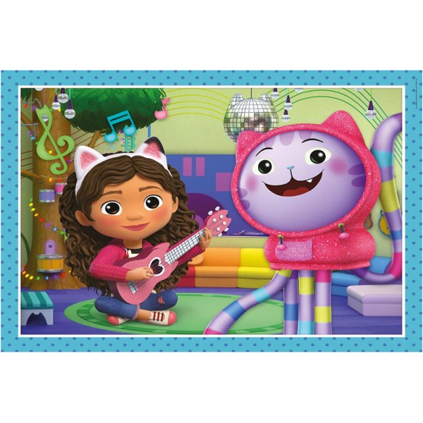 Puzzle 4-En-1 Gabby et La Maison Magique - Clementoni 21524