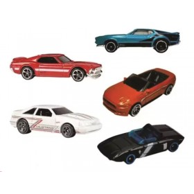 Hot Wheels Coffret 5 Véhicules Miniatures Ford Mustang