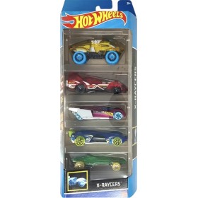 Hot Wheels Coffret 5 Véhicules Miniatures X-Raycers