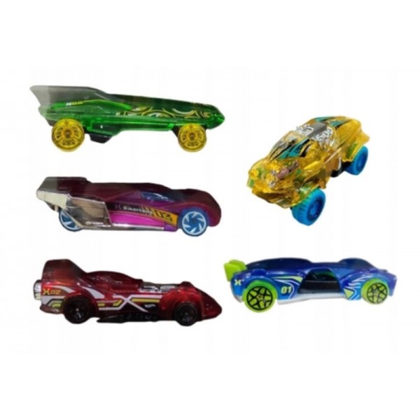 Hot Wheels Coffret 5 Véhicules Miniatures X-Raycers