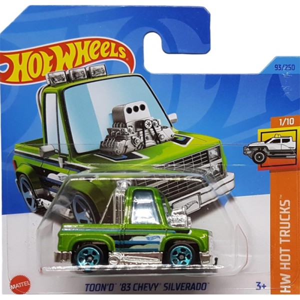 Hot Wheels Véhicule Miniature Toon'D '83 Chevy Silverado - HW Hot Trucks