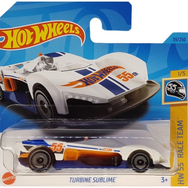 Hot Wheels Véhicule Miniature Turbine Sublime - HW 55 Race Team