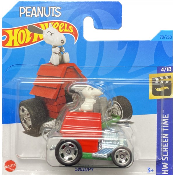 Hot Wheels Véhicule Miniature Snoopy - HW Sreen Time