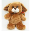 Peluche Chien Brun 24cm - Oakes Leisure