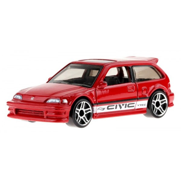 Hot Wheels Véhicule Miniature '90 Honda Civic EF - HW J-Imports