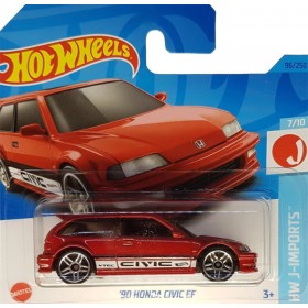 Hot Wheels Véhicule Miniature '90 Honda Civic EF - HW J-Imports