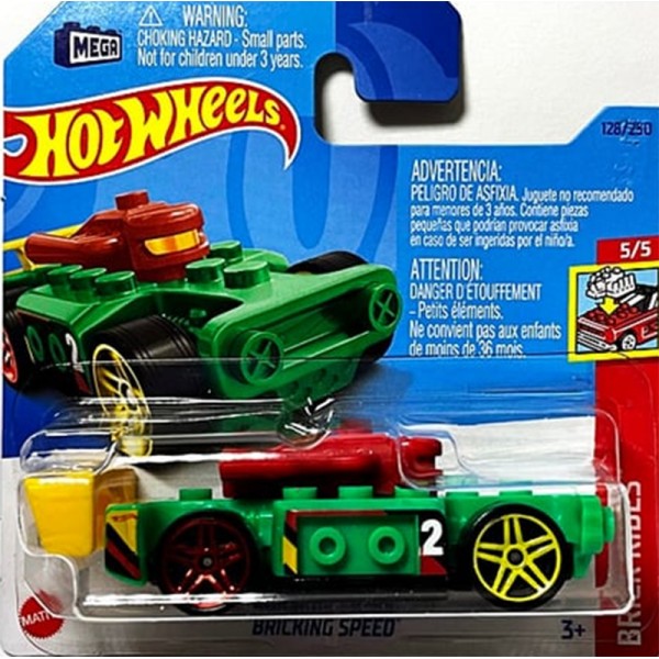 Hot Wheels Véhicule Miniature Bricking Speed - Brick Rides