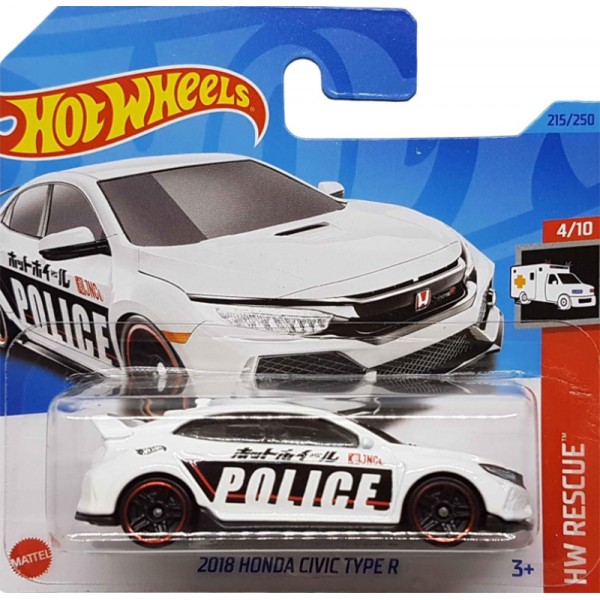 Hot Wheels Véhicule Miniature 2018 Honda Civic Type R - HW Rescue