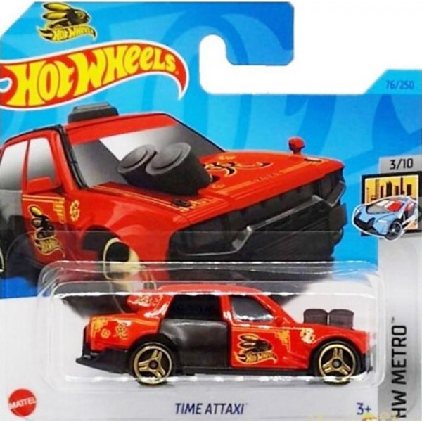 Hot Wheels Véhicule Miniature Time Attaxi - HW Metro