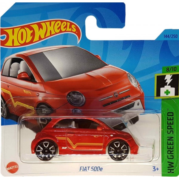 Hot Wheels Véhicule Miniature Fiat 500e Green Speed