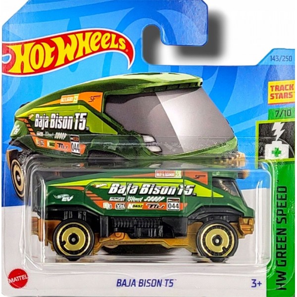 Hot Wheels Véhicule Miniature Baja Bison T5 - HW Green Speed