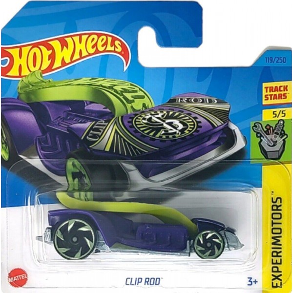 Hot Wheels Véhicule Miniature Clip Rod Experimotors