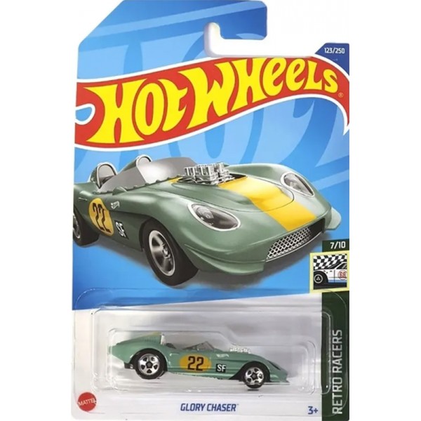 Hot Wheels Véhicule Miniature Glory Chaser - Retro Racers - HCT28