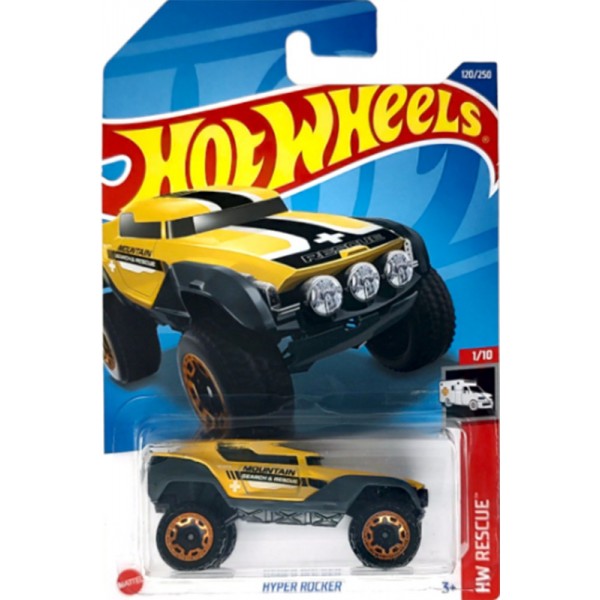 Hot Wheels Véhicule Miniature Hyper Rocker - HW Rescue HCV50