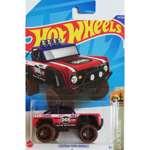 Hot Wheels Véhicule Miniature Custom Ford Bronco HCV15