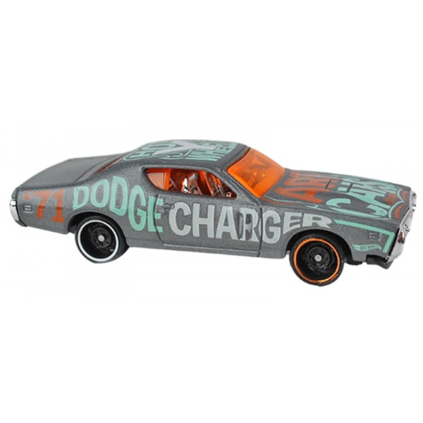 Hot Wheels Véhicule Miniature '71 Dodge Charger HCW33