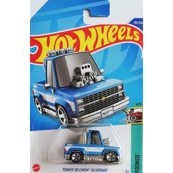 Hot Wheels Véhicule Miniature TOON'D '83 Chevy Silverado