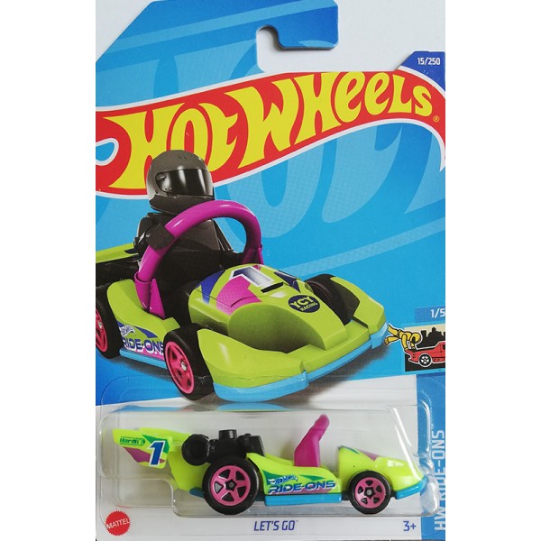 Hot Wheels Véhicule Miniature Let's GO HW Ride-Ons HCW76