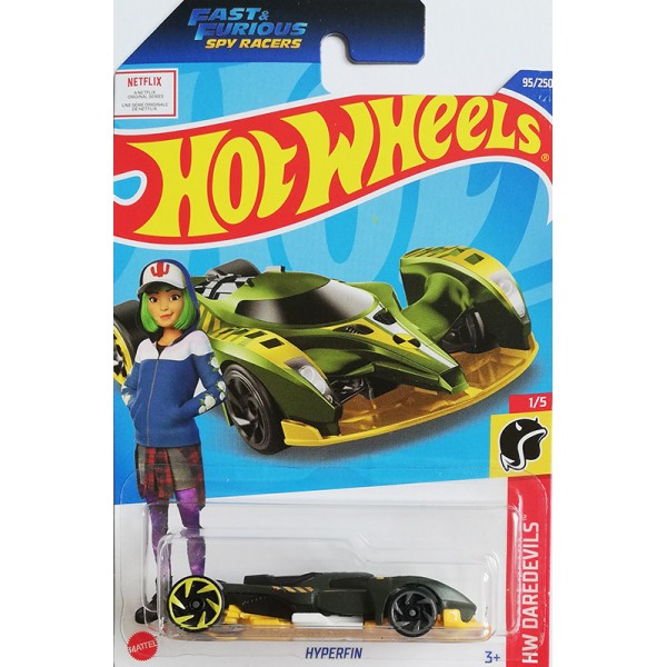 Hot Wheels Véhicule Miniature Hyperfin Dardevils HCT58