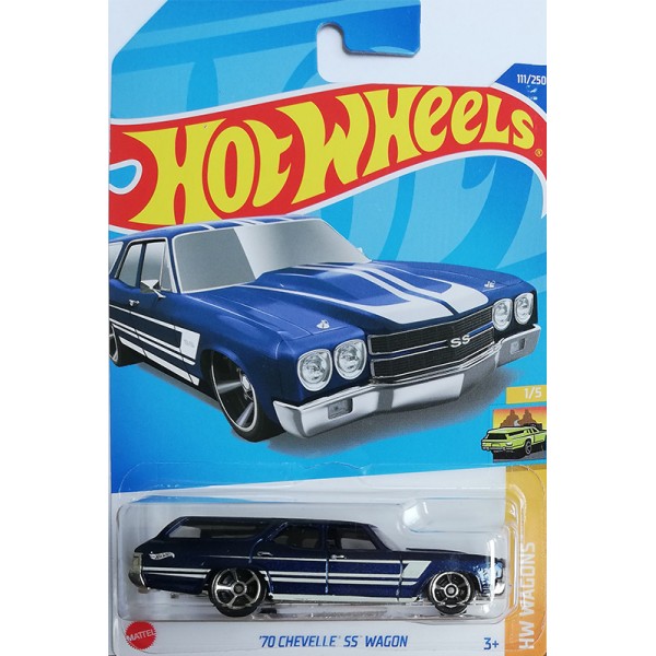 Hot Wheels Véhicule Miniature '70 Chevelle 55 Wagon HCV19