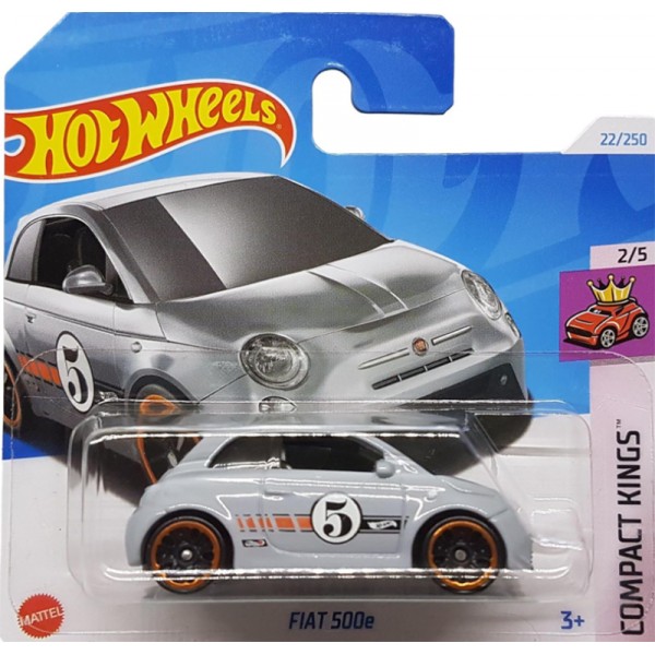 Hot Wheels Véhicule Miniature Fiat 500e Compact kings HCT18