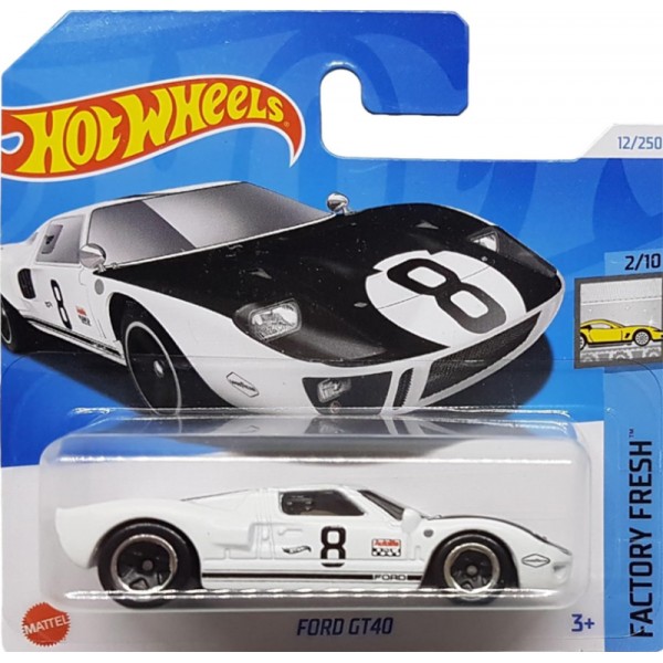 Hot Wheels Véhicule Miniature Ford GT40 Factory Fresh HTC51