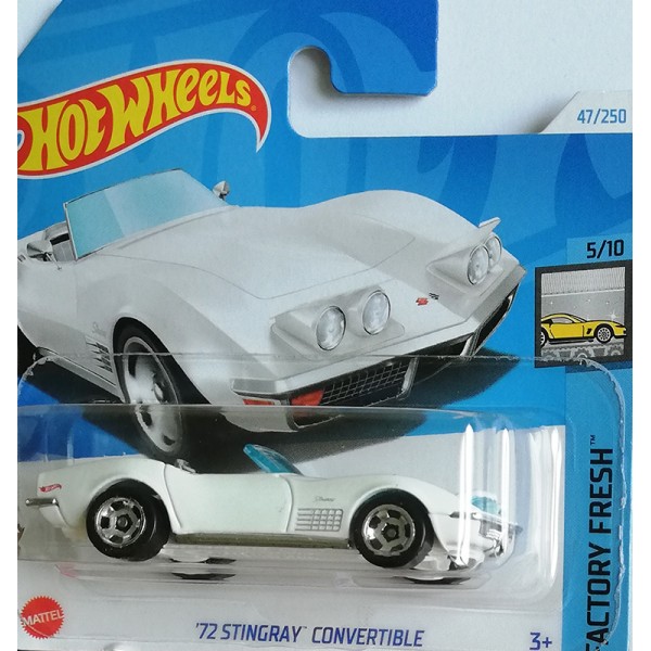 Hot Wheels Véhicule Miniature '72 Stingray Convertible HTC50