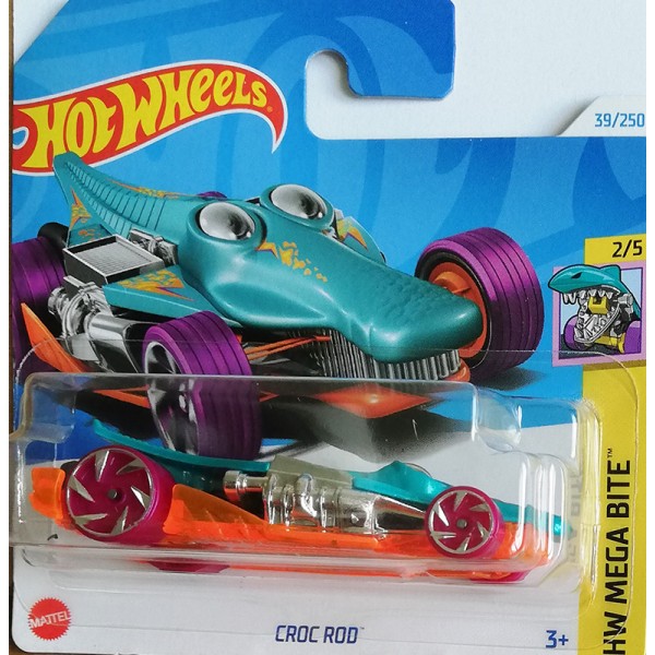 Hot Wheels Véhicule Miniature Croc Rod HTC02