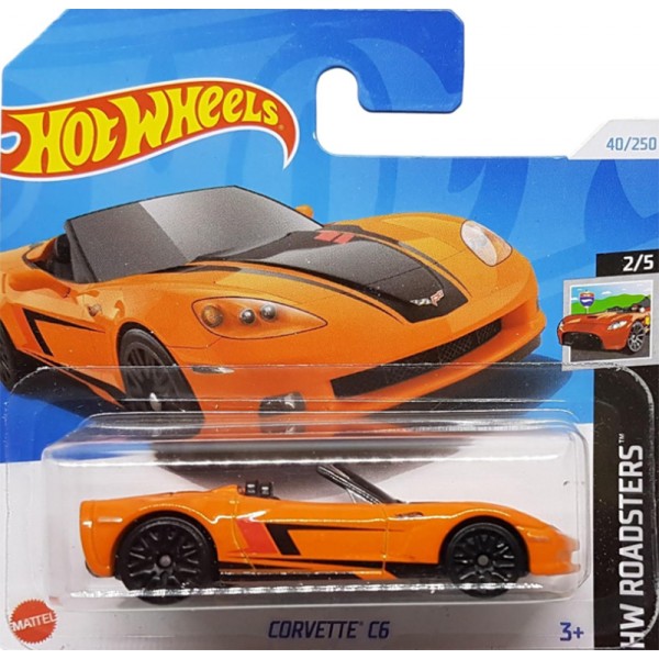 Hot Wheels Véhicule Miniature Corvette C6 HTC14