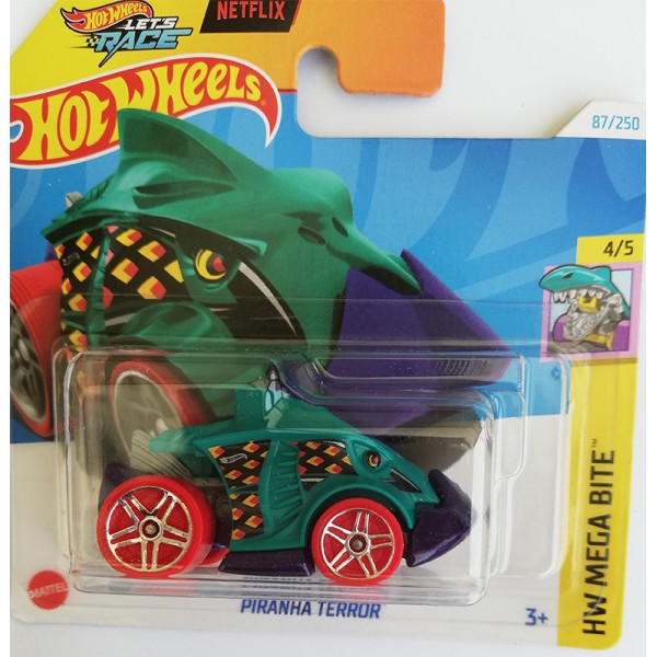 Hot Wheels Véhicule Miniature Piranha Terror HTC04