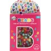 Set de Perles Fantaisie avec Fil - Alphabet sur ronds multicolores