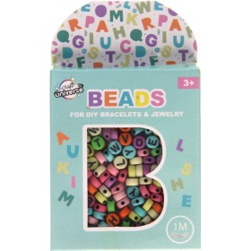 Set de Perles Fantaisie DIY avec Fil - lettres alphabet