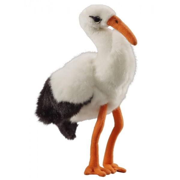 Peluche Cigogne 20cm - Bauer