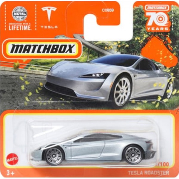 Matchbox Véhicule Miniature Tesla Roadster HLD17