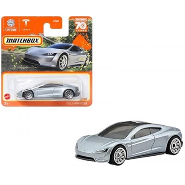 Matchbox Véhicule Miniature Tesla Roadster HLD17