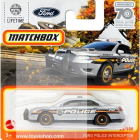 Matchbox Véhicule Miniature Ford Police Interceptor HLD04