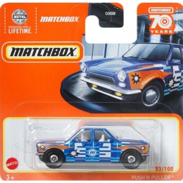 Matchbox Véhicule Miniature Push N Puller HLC78