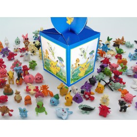 24 Figurines Pokemon 2 à 3cm avec Emballage Cadeau P