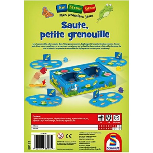 Jeu de Société Saute Petite Grenouille - Schmidt