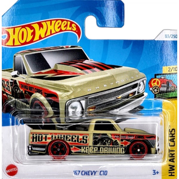 Hot Wheels Véhicule Miniature '67 Chevy C10 HTB72