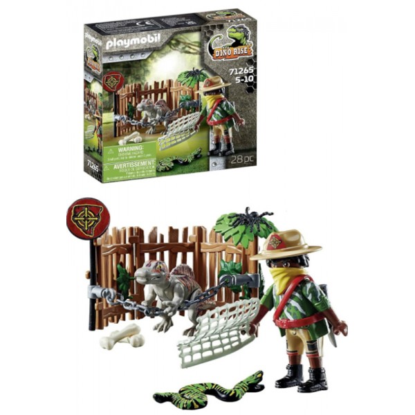 Playmobil Dino Rise Bébé Spinosaure et combattant - 71265