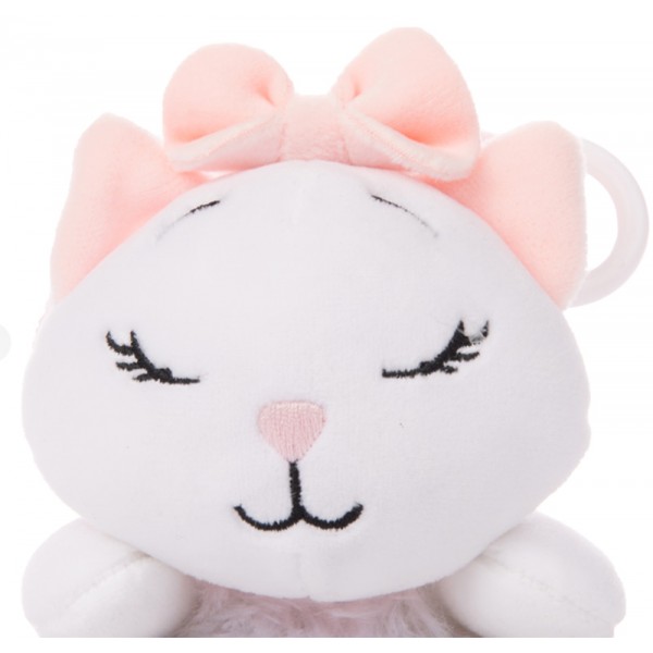 Peluche Disney Marie endormie avec Bagclip