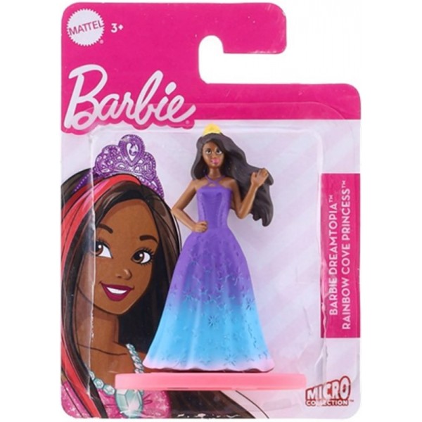 Figurine Barbie Micro Collection Princesse de Rainbow Cove