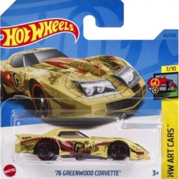 Hot Wheels Véhicule Miniature 76 Greenwood Corvette