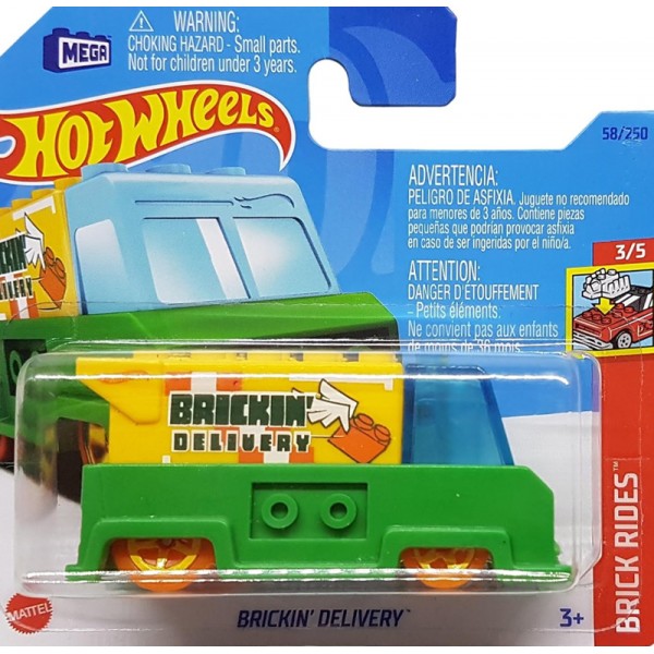 Hot Wheels Véhicule Miniature Brickin' Delivery HKG31