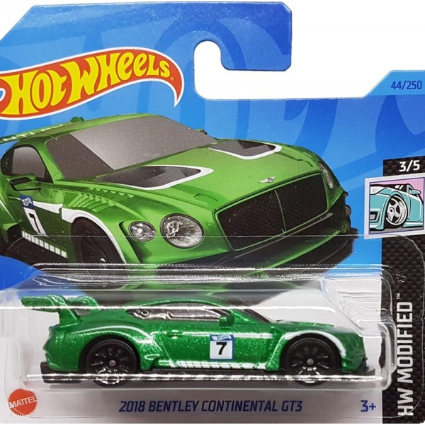 Hot Wheels Véhicule Miniature 2018 Bentley Continental GT3 HKH84