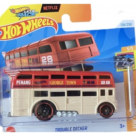 Hot Wheels Véhicule Miniature Trouble Decker HTB45