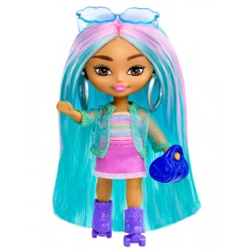 Poupée Mini Barbie Extra Mini Blue Rainbow