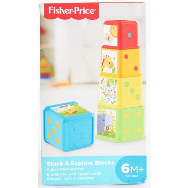 Cubes Multicolores à Empiler Fisher Price